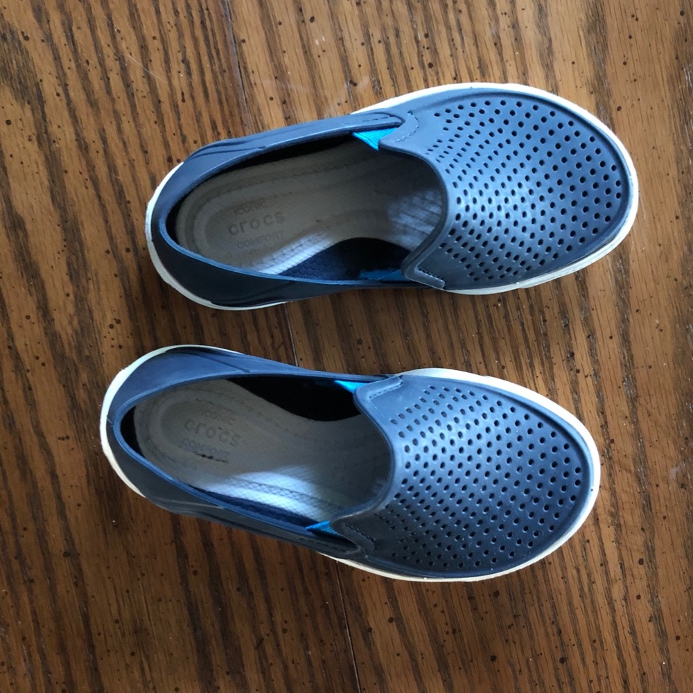 Kids size 9 Crocs. Practically new!